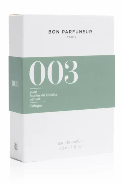 003 Yuzu feuille de violette vétiver Eau de Cologne
