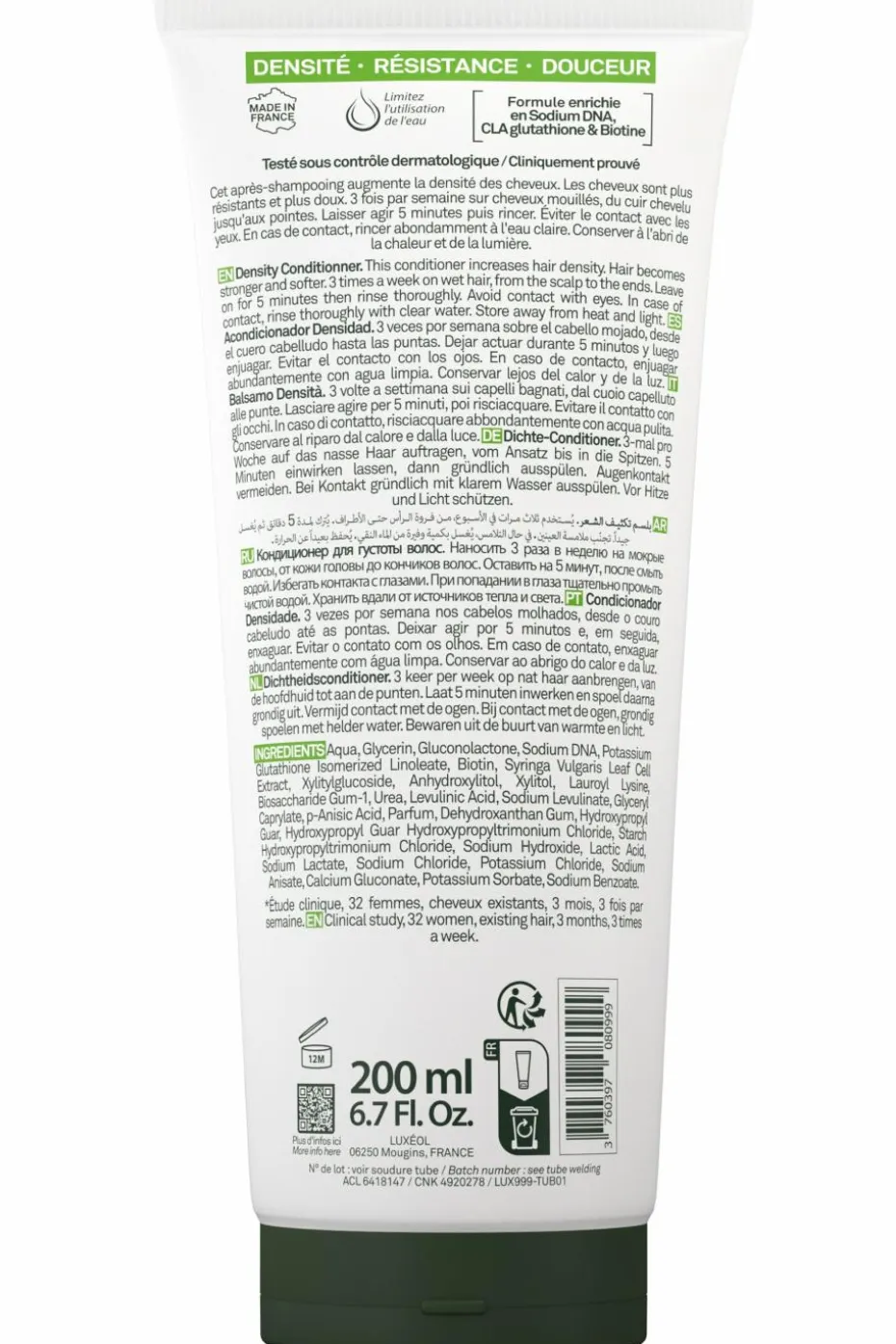 Après-shampoing densité