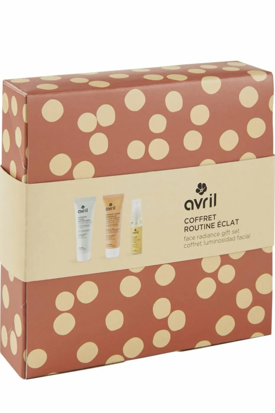 Coffret cadeau éclat visage cosmétiques certifiés bio