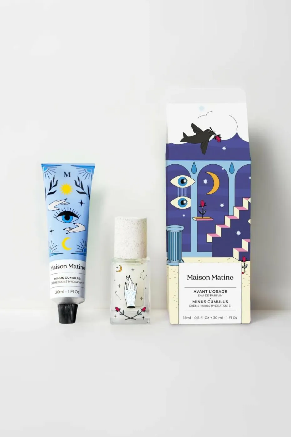Coffret Eau de parfum Avant l’orage & crème mains Minus cumulus