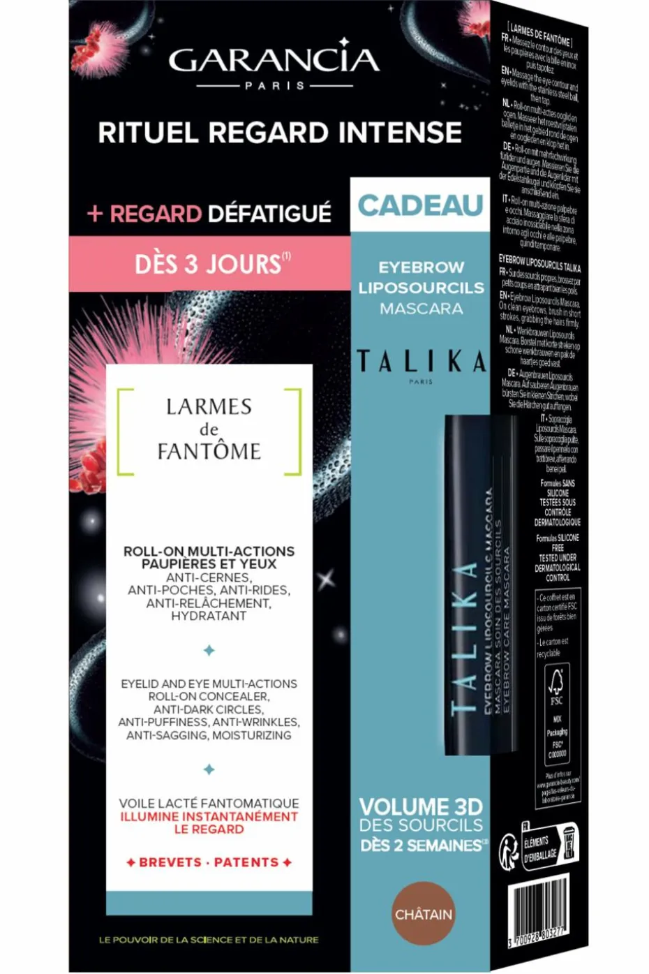 Coffret Larmes de Fantôme & Mascara Liposourcils Châtain offert
