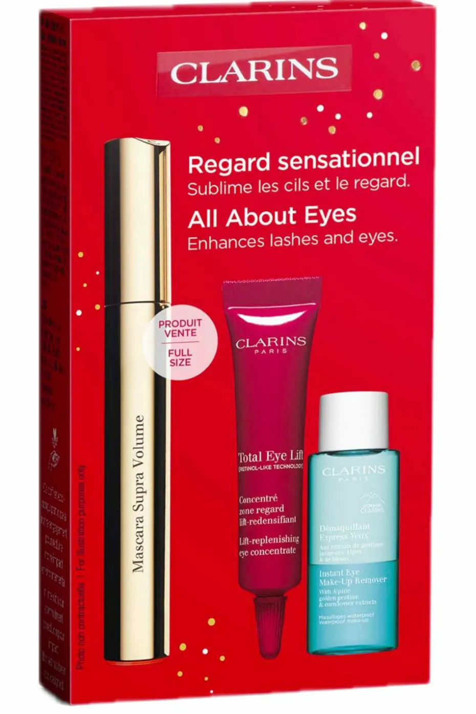 Coffret Mascara Supra Volume et démaquillant + Contour des yeux offert