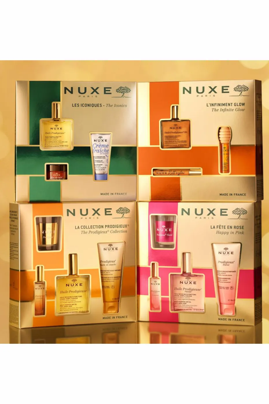 Coffret Noël huiles prodigieuses glow avec un soin offert