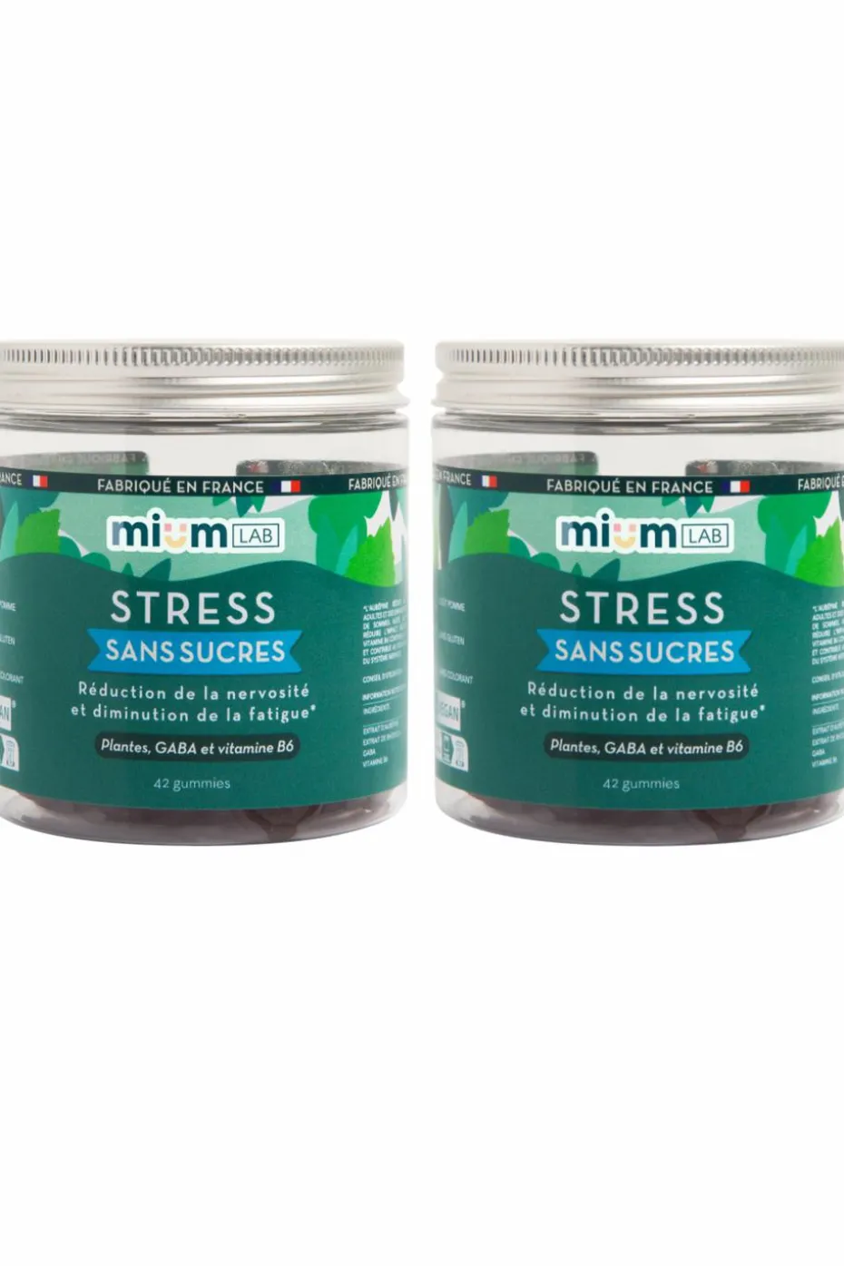 Compléments alimentaires gummies Stress sans sucres