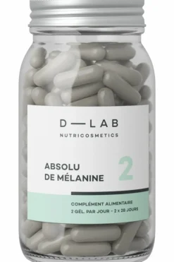 Compléments alimentaires pigmentation naturel de la peau Absolu de Mélanine