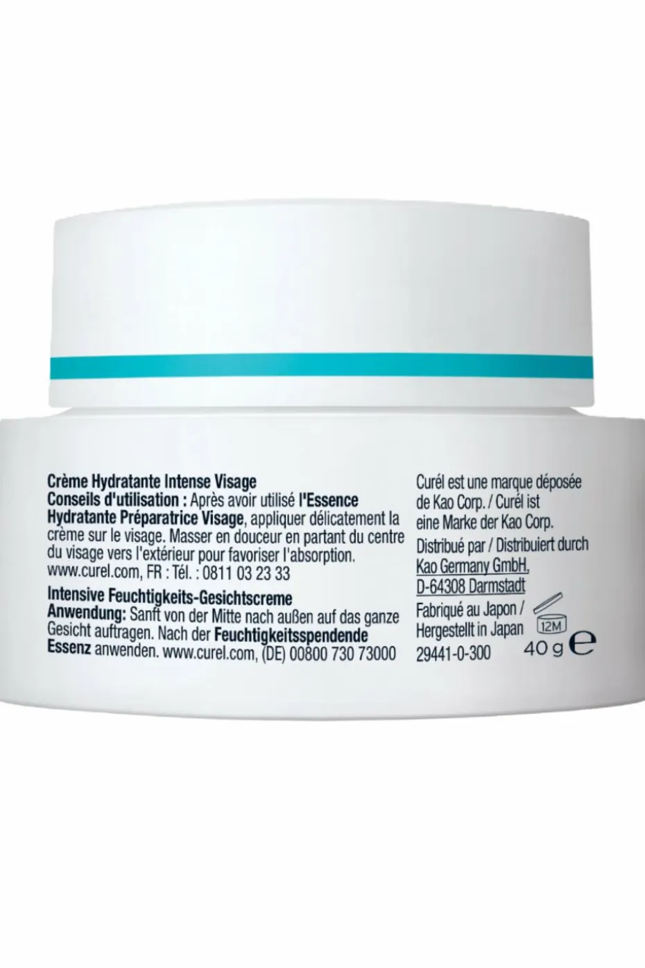 Crème hydratante intense