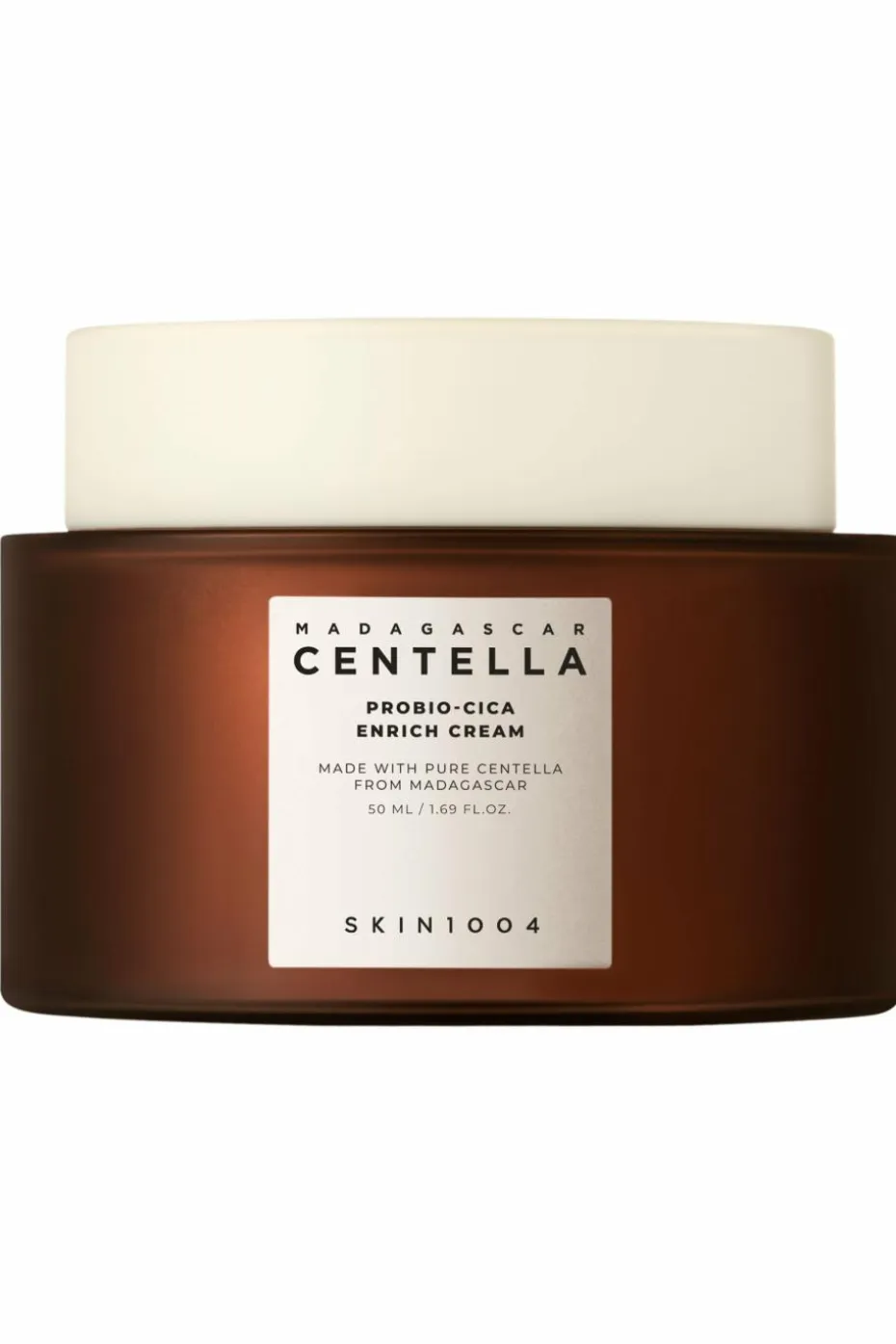 Crème hydratante riche à la centella asiatica et aux probiotiques