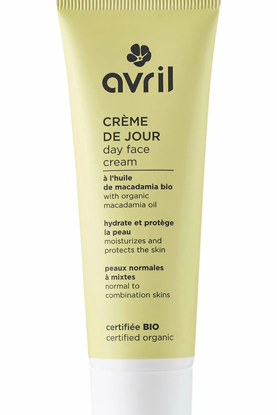 Crème jour bio peaux normales et mixtes