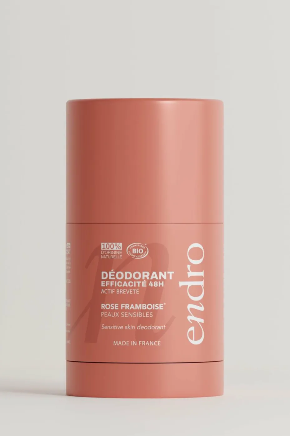 Déodorant stick rose framboise rechargeable