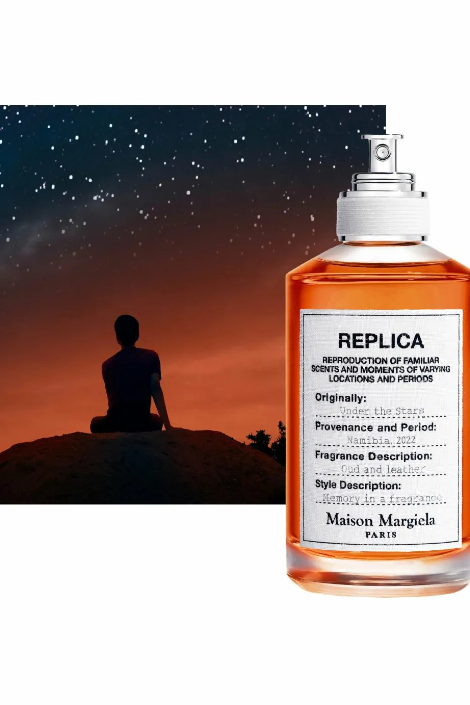 Eau De Toilette Boisé ambré Replica Under The Stars