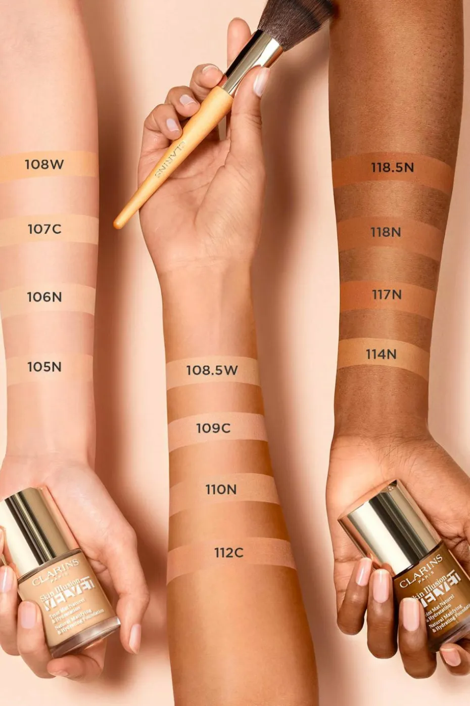 Fond de teint effet mat naturel & hydratation Skin Illusion Velvet
