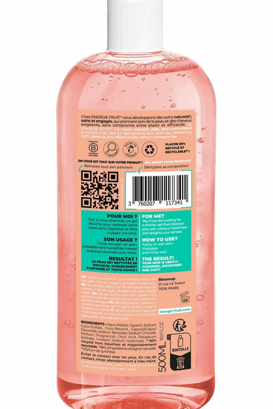 Gel douche coco & beurre de karité
