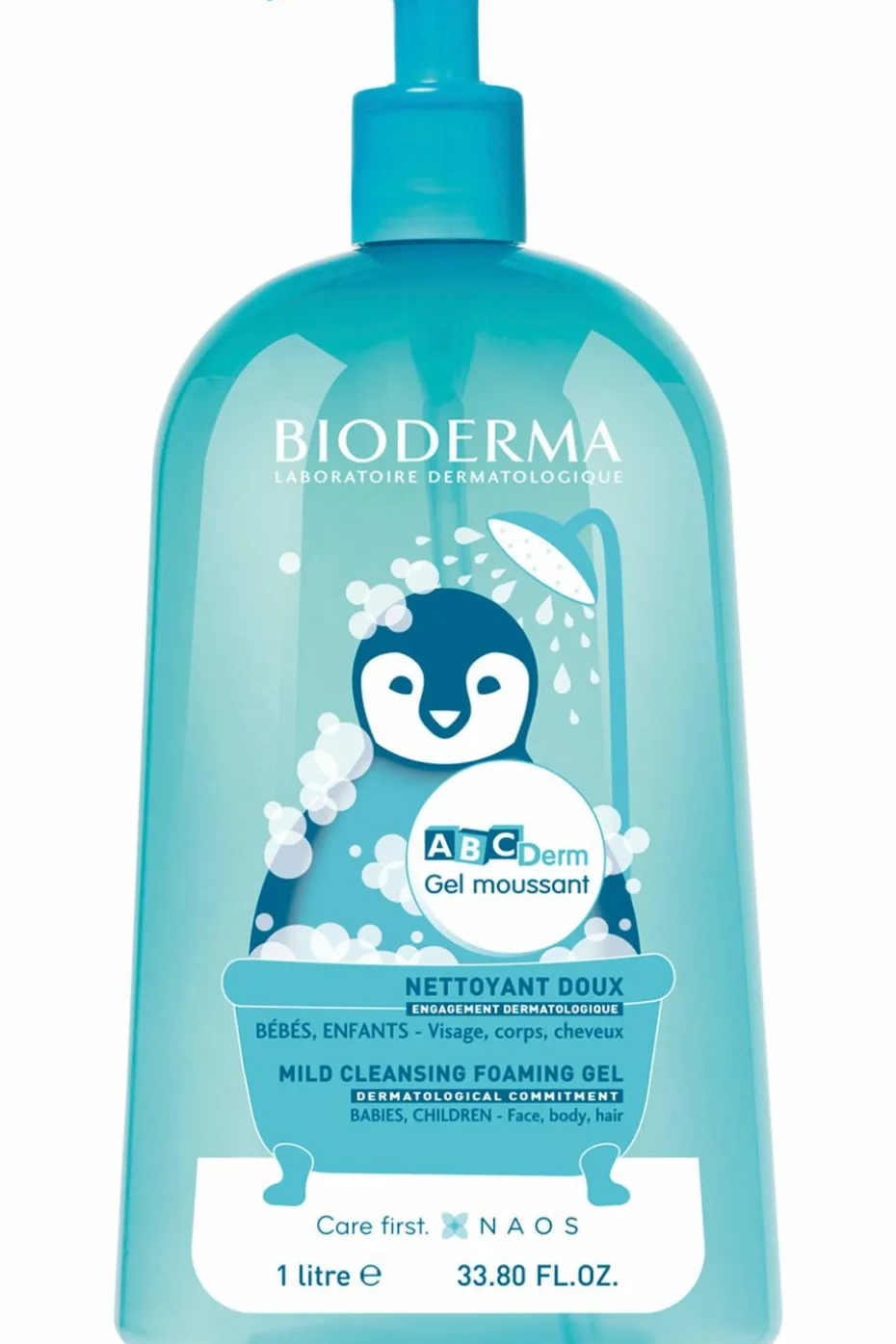 Gel moussant doux sans savon corps & cheveux bébé et enfant ABCDerm