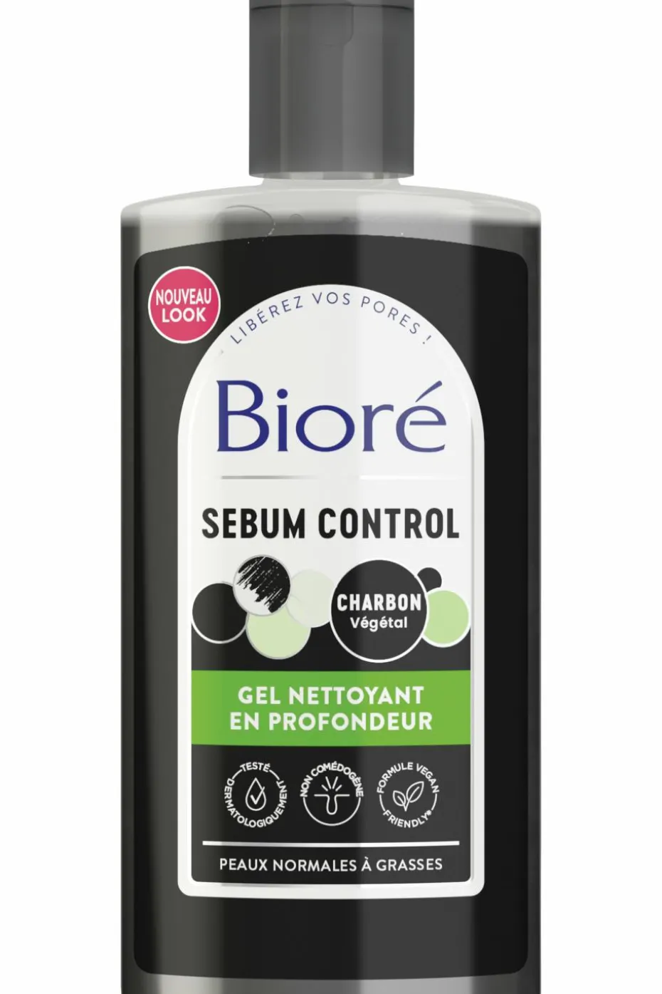 Gel nettoyant en profondeur au charbon