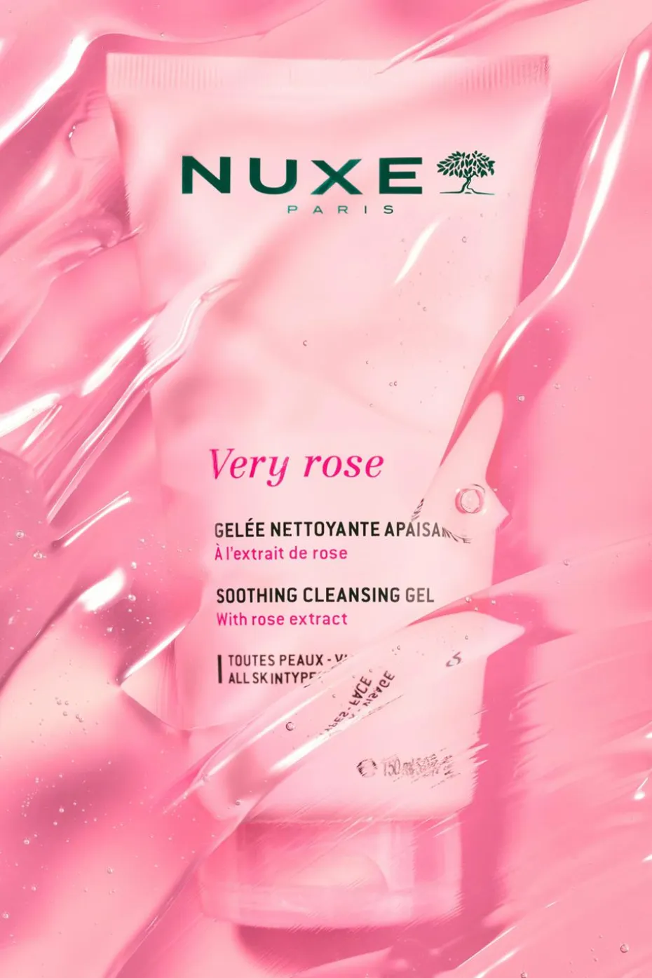 Gelée nettoyante apaisante Very Rose