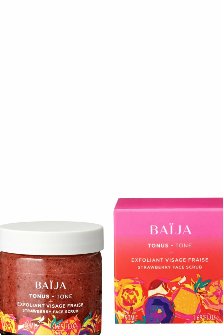 Gommage visage fraise