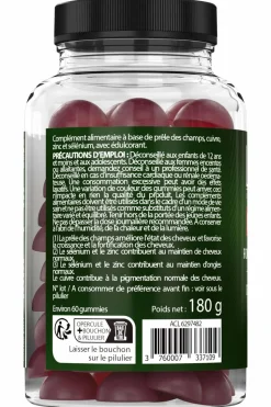 Gummies cheveux force & croissance
