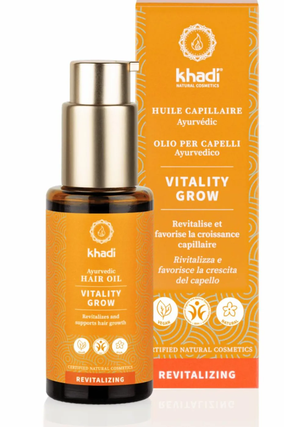 Huile capillaire renforcement cheveux Vitality Grow