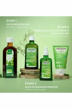 Huile de massage minceur au bouleau
