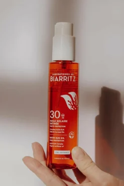 Huile solaire invisible SPF30 visage & corps