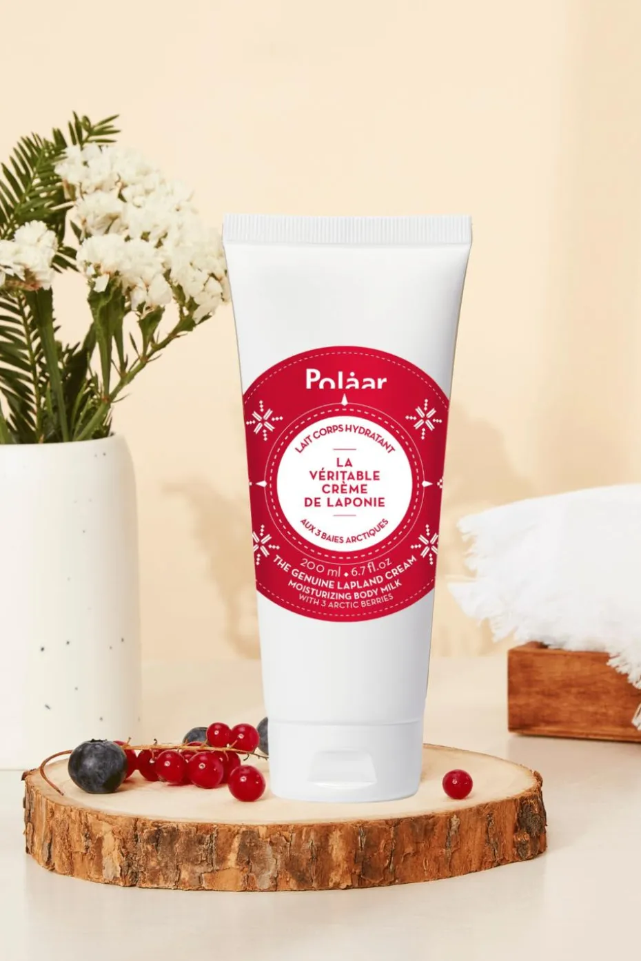 Lait corps hydratant la véritable crème de Laponie aux 3 Baies Arctiques