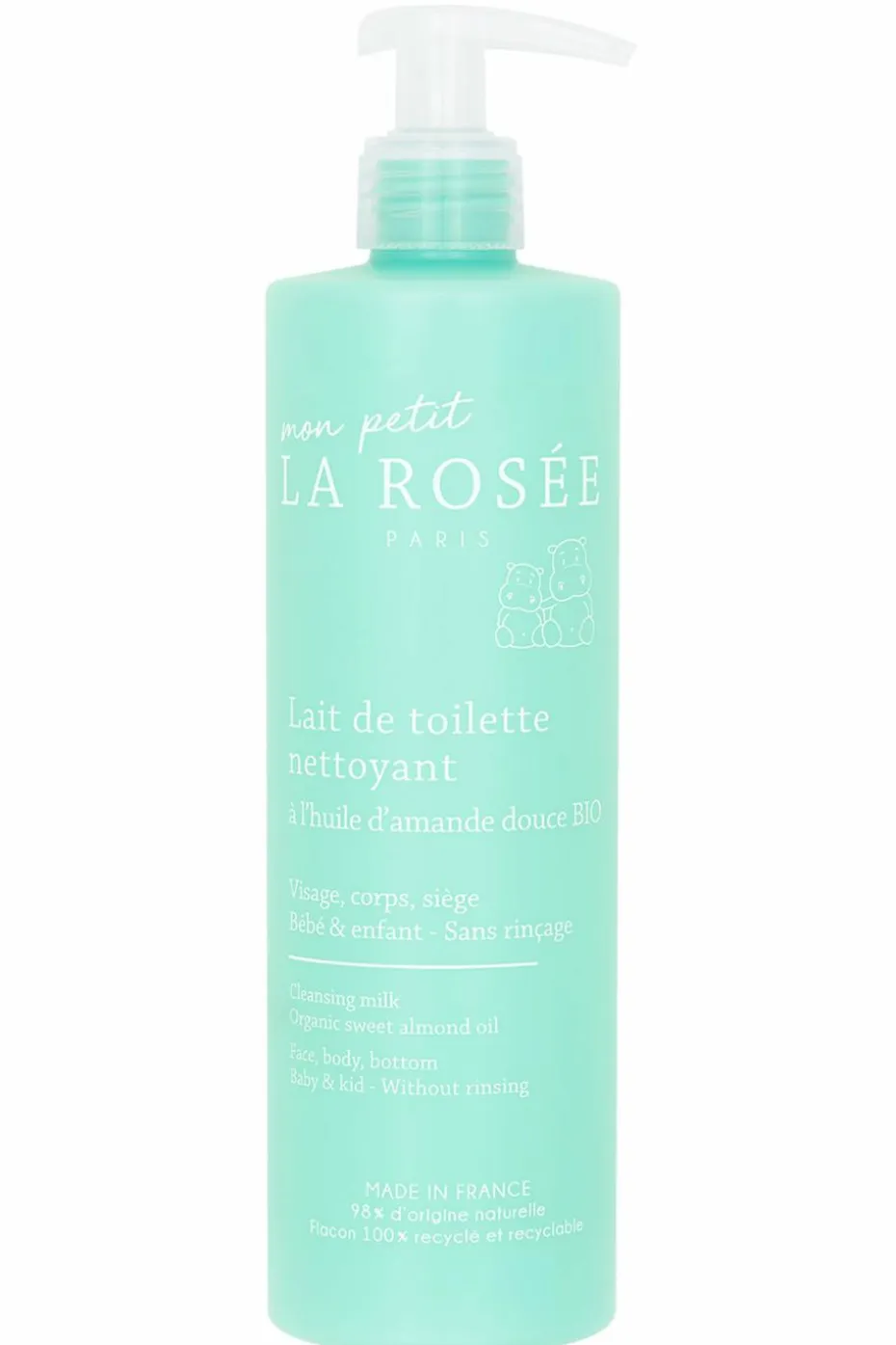 Lait de toilette nettoyant bébé Mon petit La Rosée