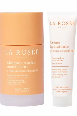 Le duo masque en stick et crème hydratante pour peaux sèches