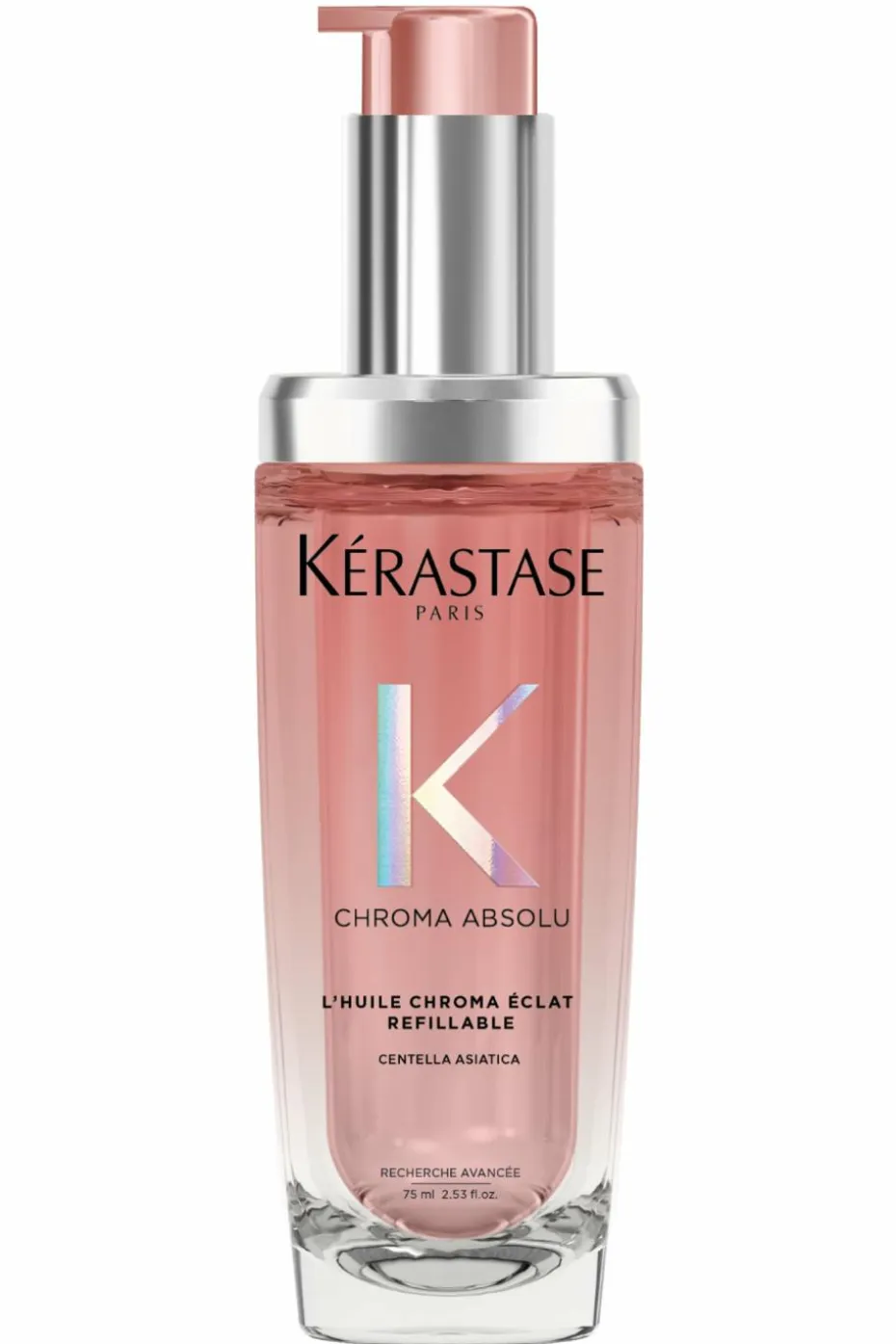 L’huile Chroma Éclat rechargeable pour cheveux colorés Chroma Absolu