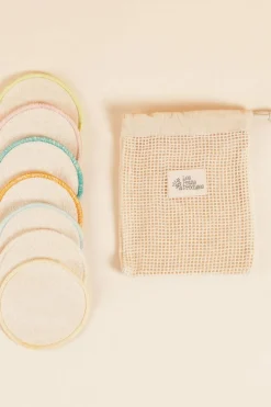 Lot de 7 cotons lavables & réutilisables