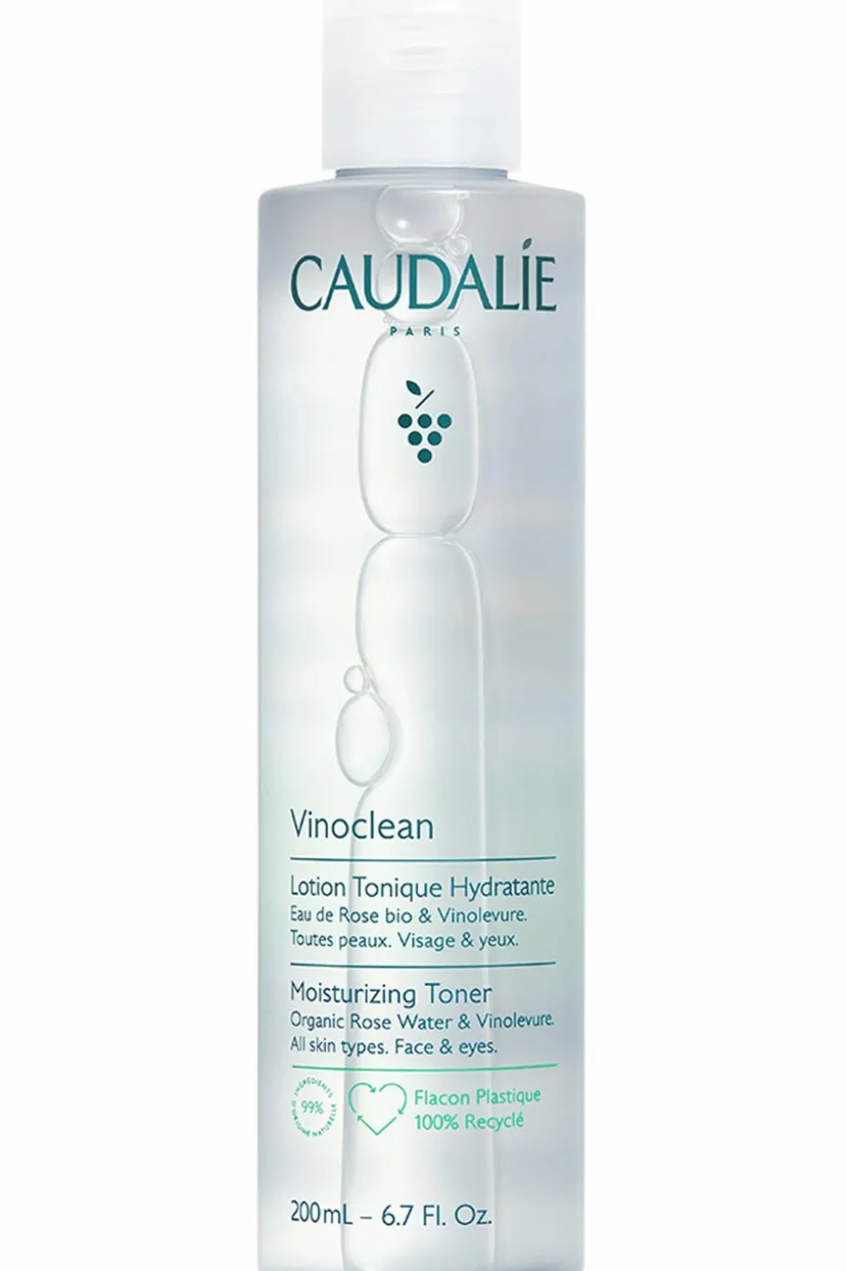 Lotion tonique hydratante Vinoclean