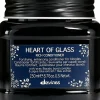 Masque bleu pour cheveux blonds heart of glass