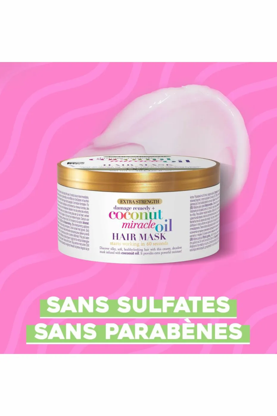 Masque capillaire réparateur Coconut Miracle Oil