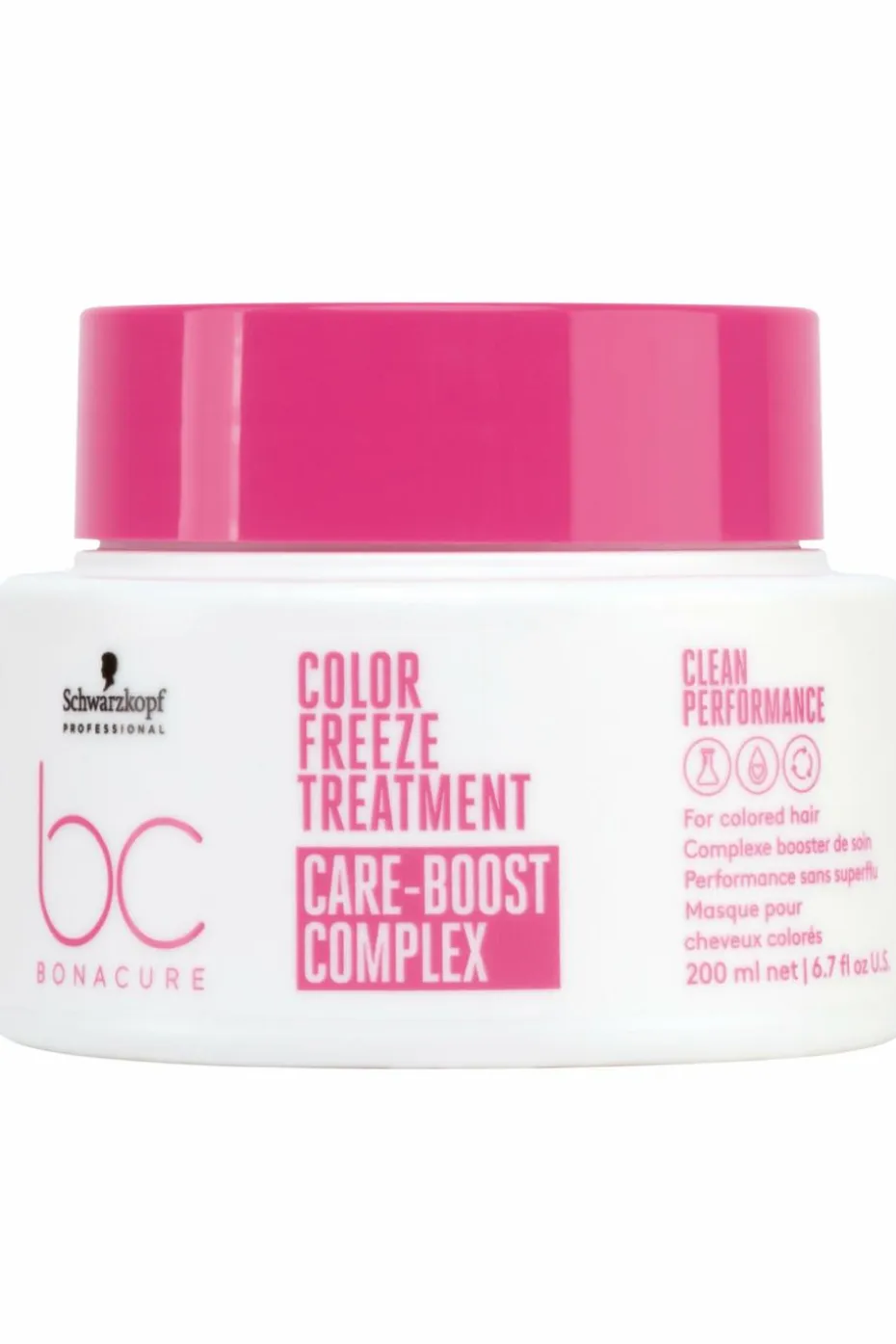 Masque cheveux colorés freeze BC color