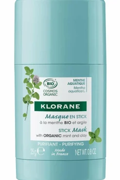 Masque en stick bio Menthe Aquatique visage