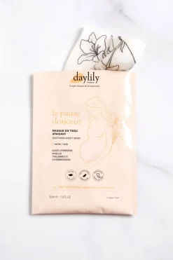 Masque en tissu pour le ventre apaisant la Pause Douceur