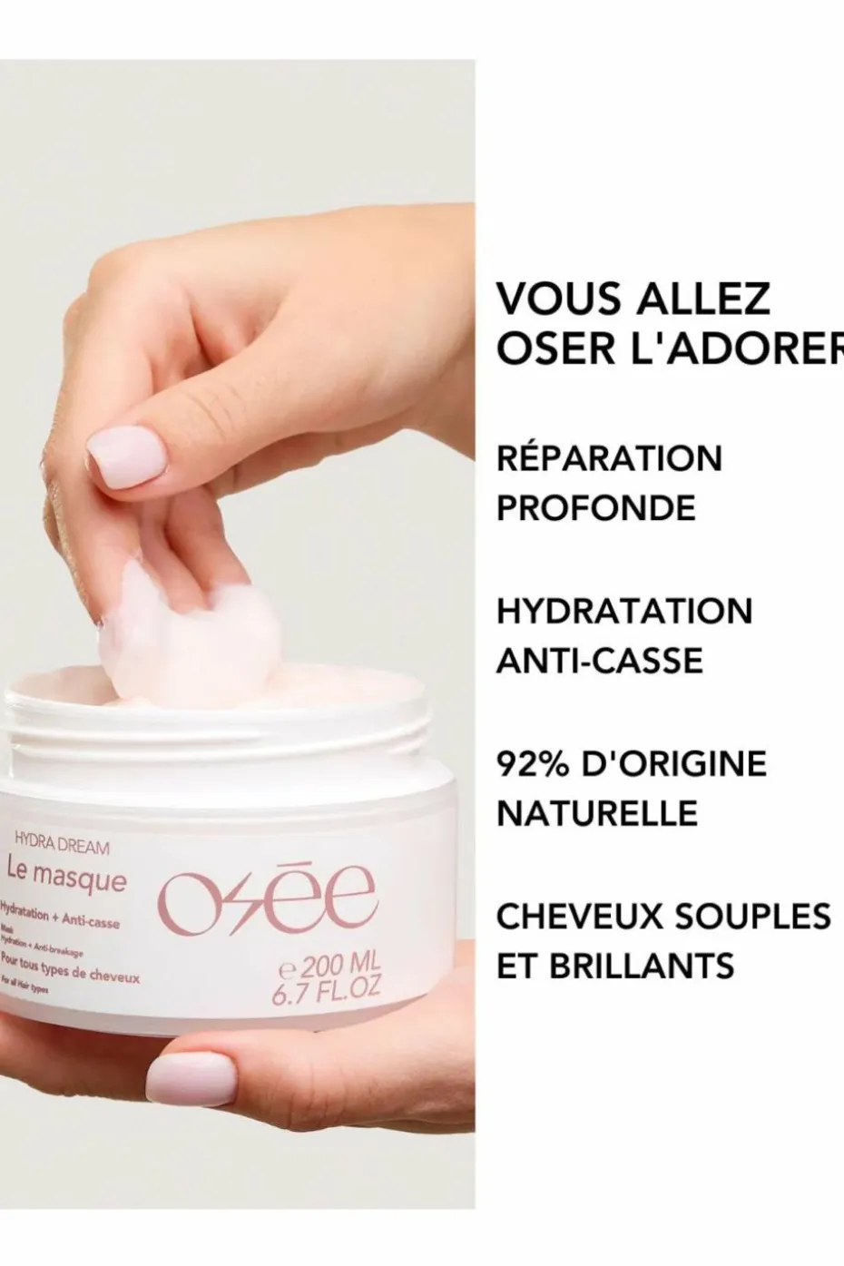 Masque hydratant & anti-casse Hydra Dream