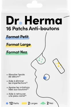 Patchs anti-boutons 3 formats x 16
