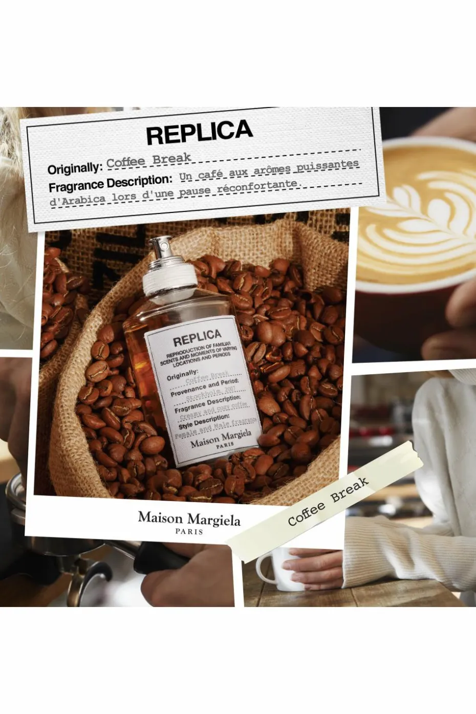 REPLICA Coffee Break Eau De Toilette Fougère orientale