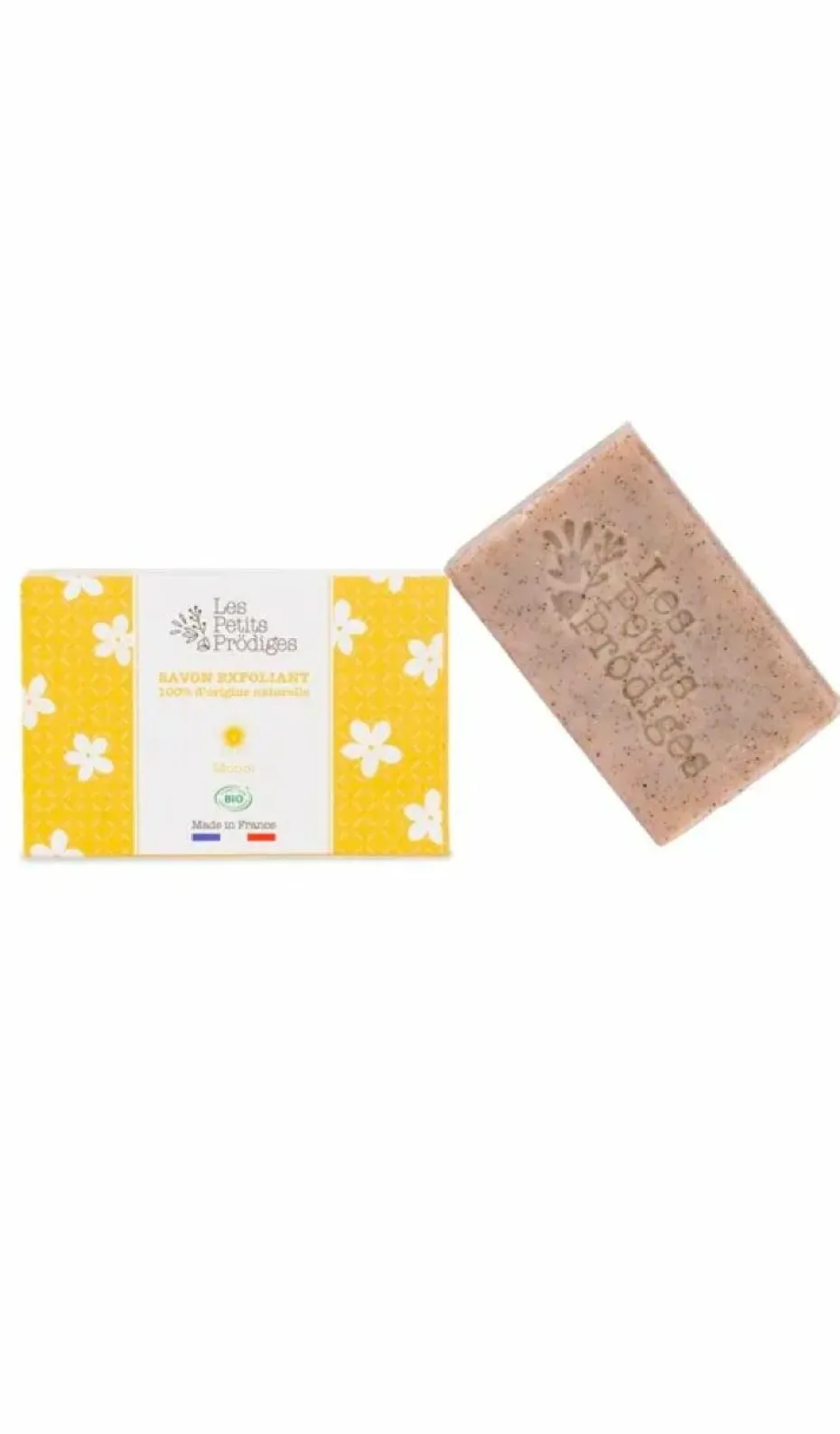 Savon exfoliant corps au Monoï