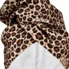 Serviette pour cheveux léopard