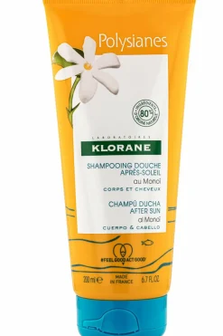 Shampoing douche après-soleil au Monoï