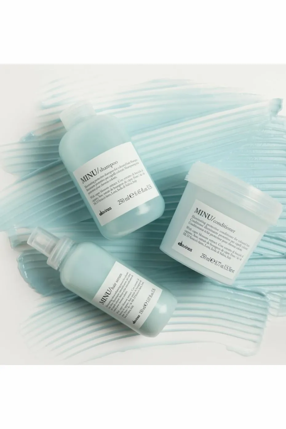 Shampoing rechargeable pour cheveux colorés Minu
