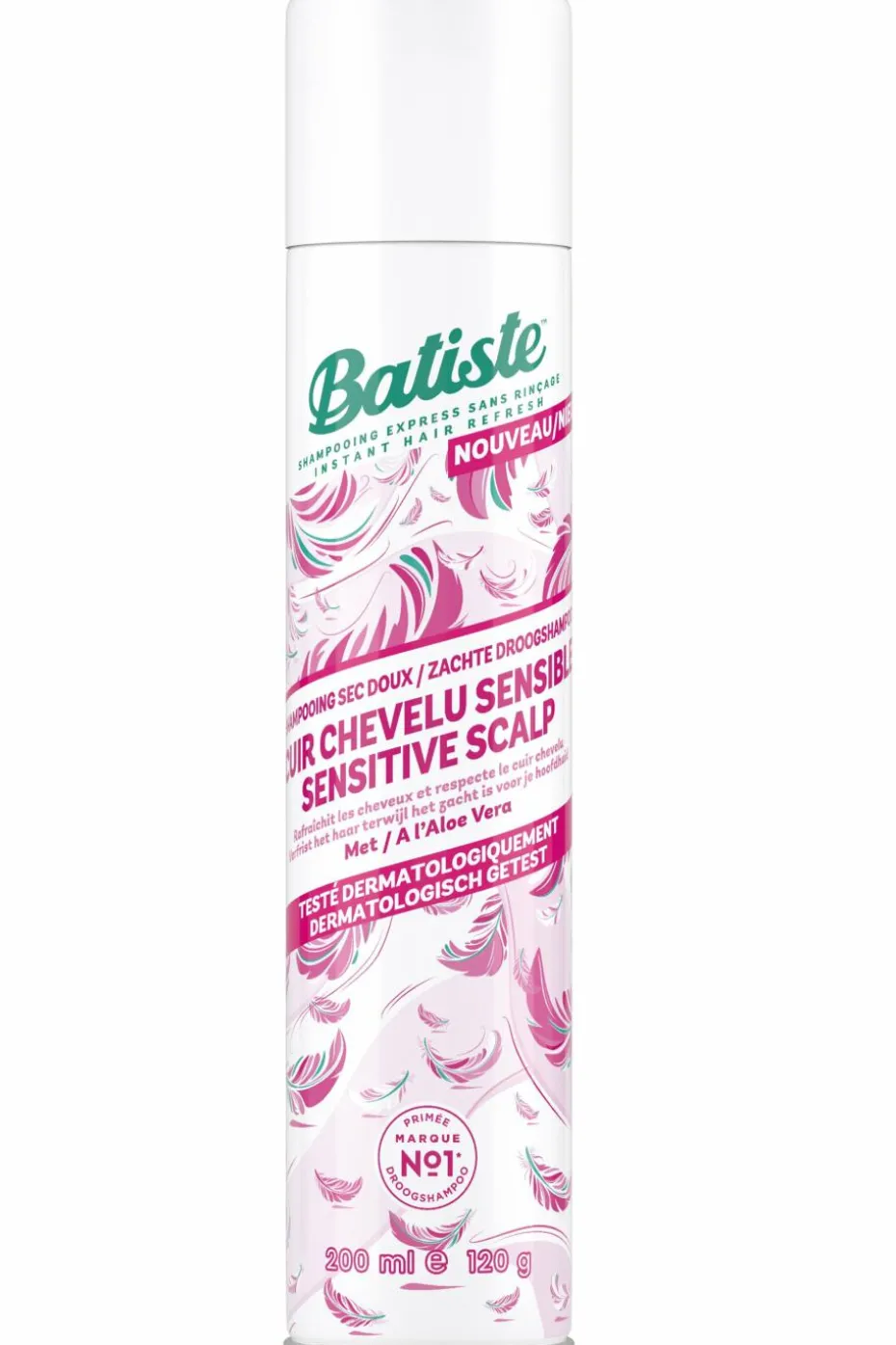 Shampoing sec doux cuir chevelu sensible parfumé