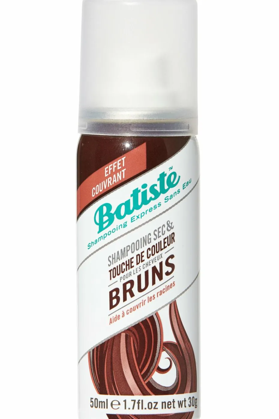 Shampoing sec touche de couleur brun