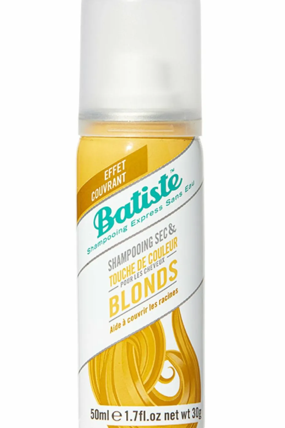 Shampoing sec touche de couleur blond