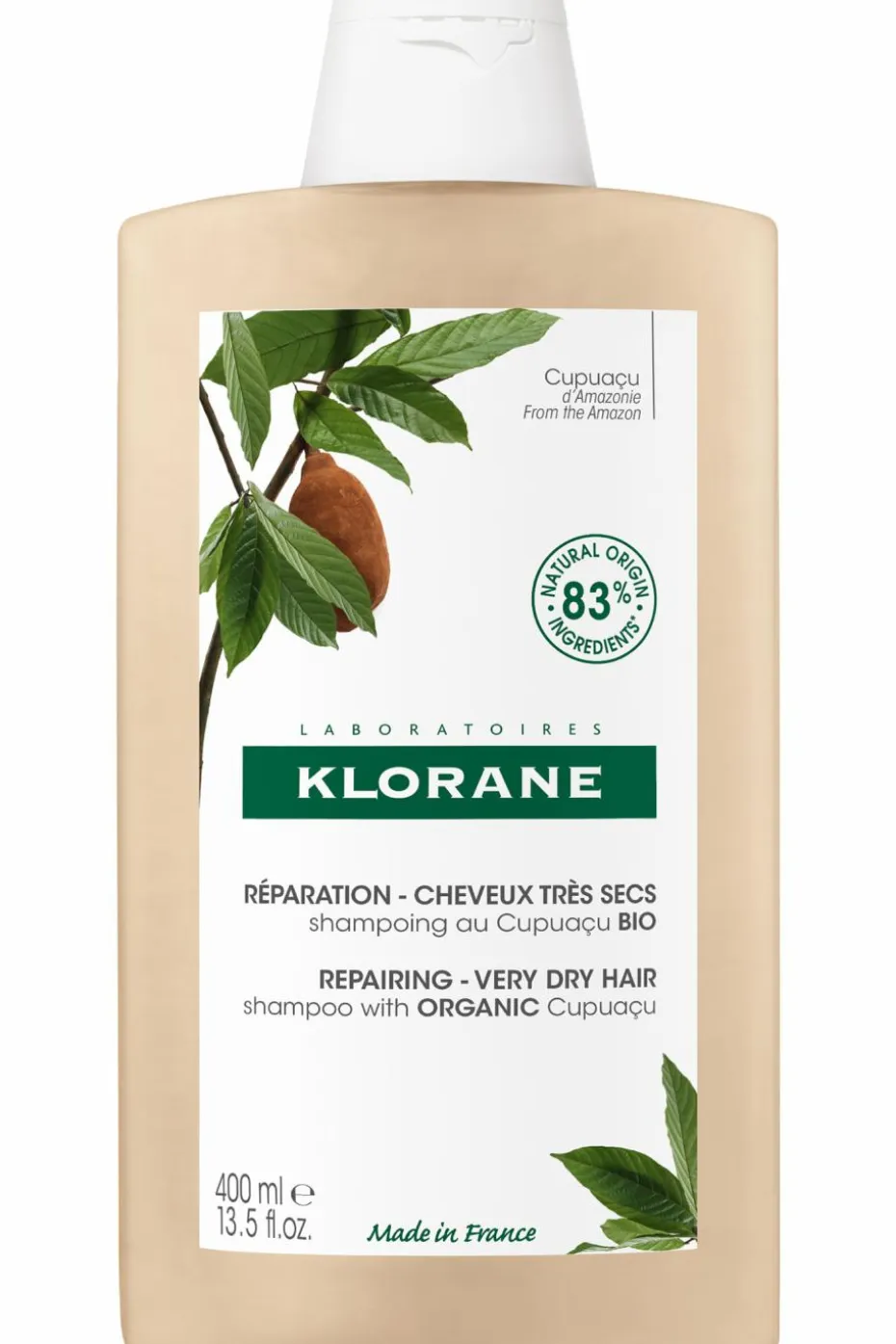 Shampoing nutritif et réparateur au beurre de Cupuaçu bio
