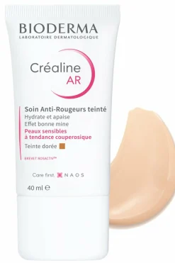 Soin anti-rougeurs Créaline AR teinte dorée