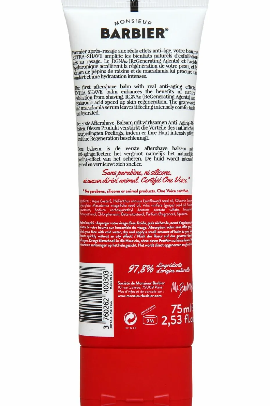 Soin apaisant après-rasage anti-âge Extra-Shave