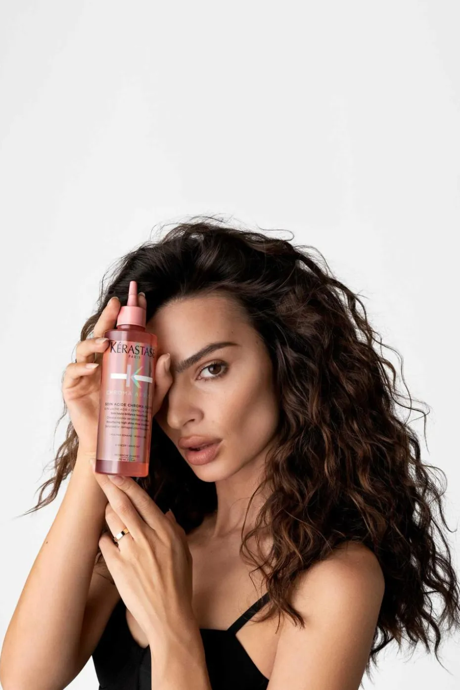 Soin haute brillance cheveux colorés Acide Chroma Gloss