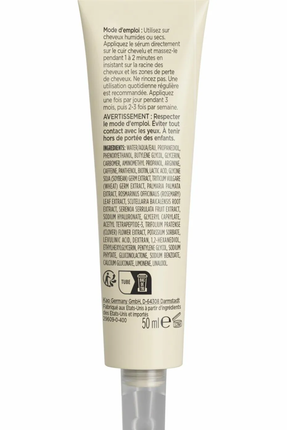 Sérum cheveux croissance & densité